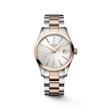 Longines Conquest Classic 34mm L2.386.3.72.7 Watch for Women - front view