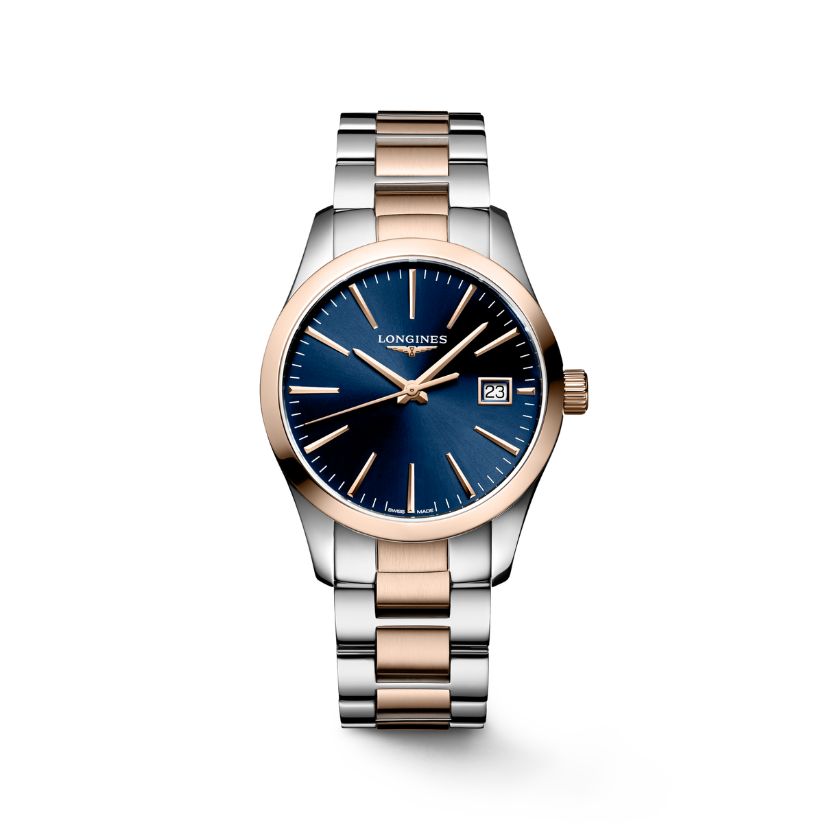Longines Conquest Classic 34mm L2.386.3.92.7 Watch for Women - front view