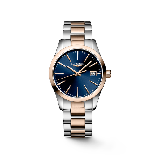 Longines Conquest Classic 34mm L2.386.3.92.7 Watch for Women - front view