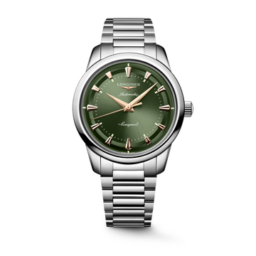 Longines Conquest Heritage 40mm L1.650.4.02.6 Watch for Men - front view