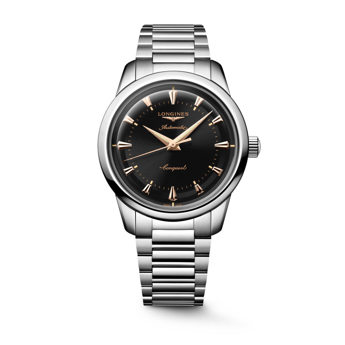 Longines Conquest Heritage 40mm L1.650.4.52.6 Watch for Men - front view