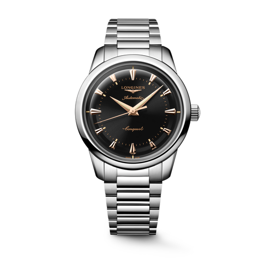 Longines Conquest Heritage 40mm L1.650.4.52.6 Watch for Men - front view