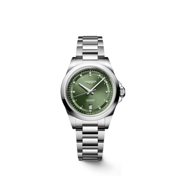 Longines Conquest 30mm L3.320.4.07.6 Watch for Women - front view
