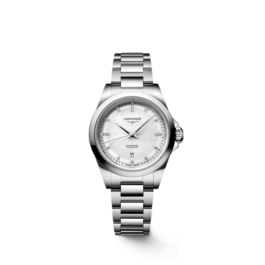 Longines Conquest 30mm L3.320.4.87.6 Watch for Women - front view
