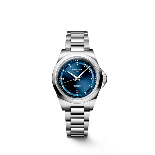 Longines Conquest 30mm L3.320.4.97.6 Watch for Women - front view