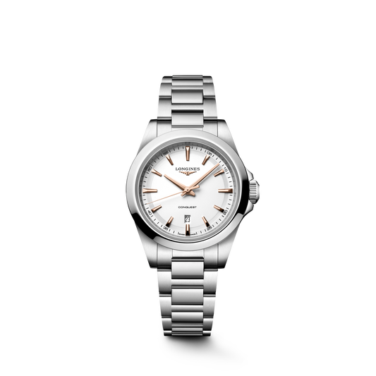 Longines Conquest 30mm L3.350.4.18.6 Watch for Women - front view