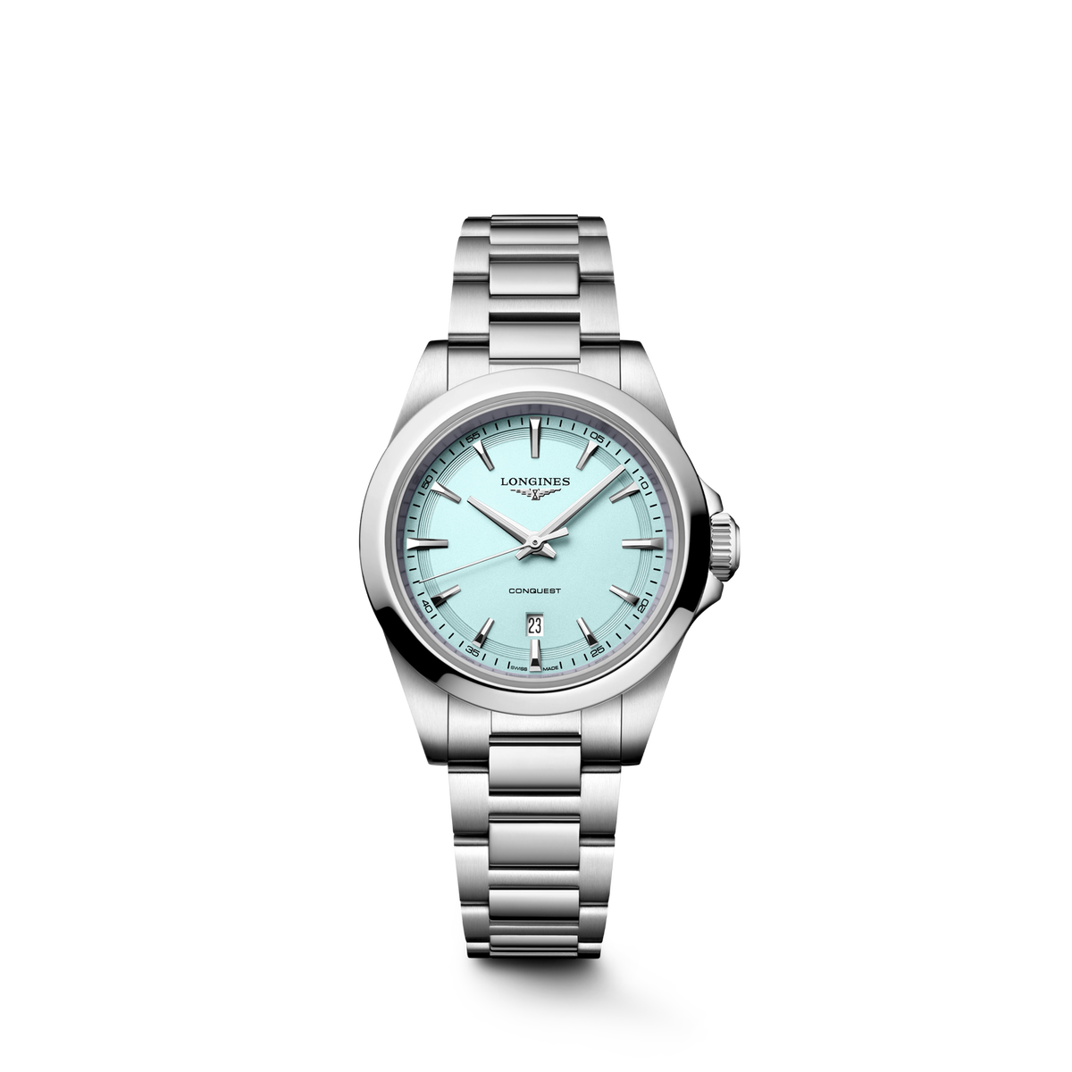 Longines Conquest 30mm L3.350.4.92.6 Watch for Women - front view