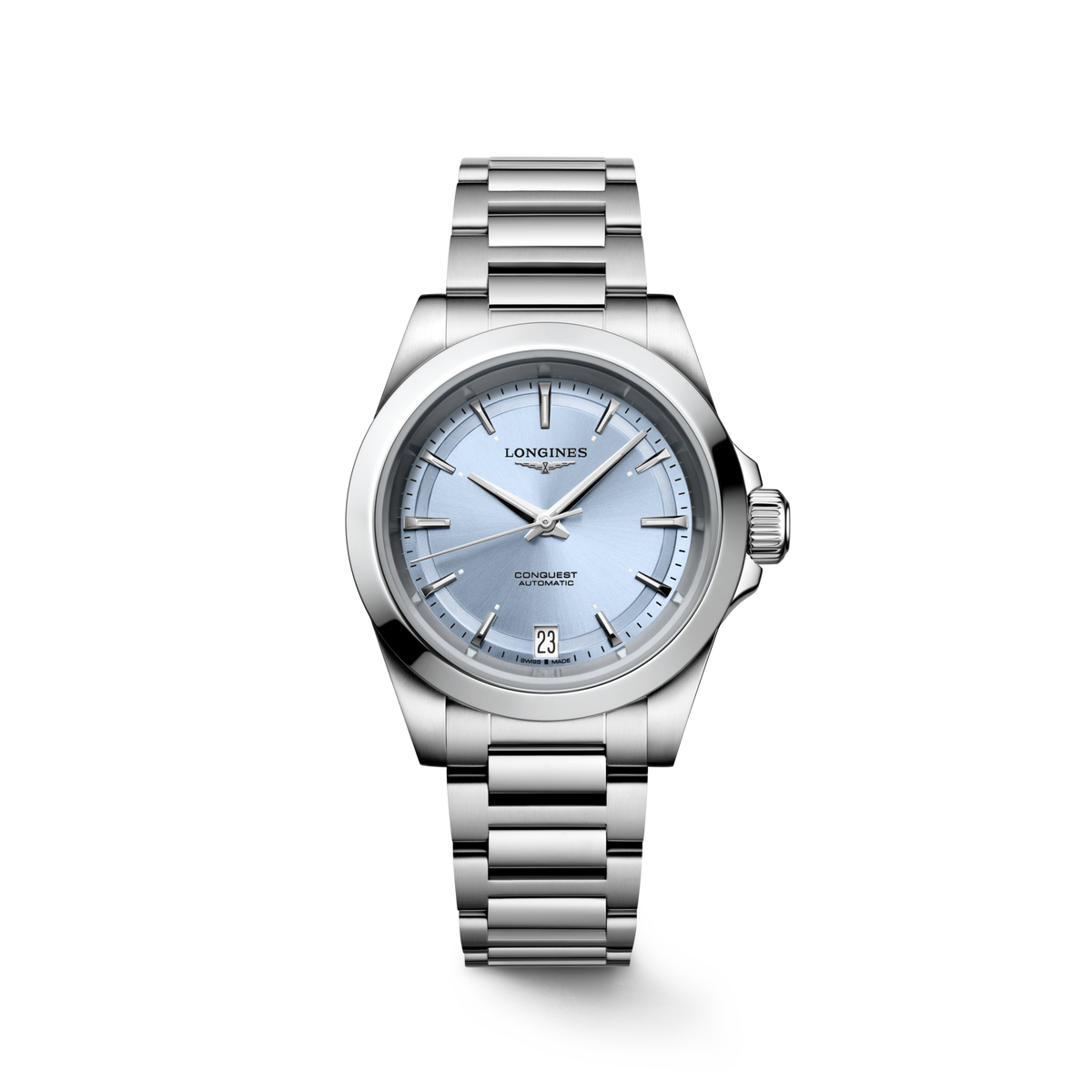 Longines Conquest 34mm L3.430.4.92.6 Watch for Women - front view