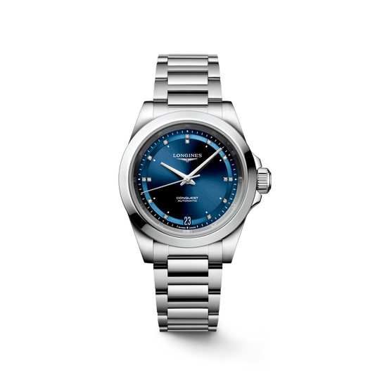 Longines Conquest 34mm L3.430.4.97.6 Watch for Women - front view