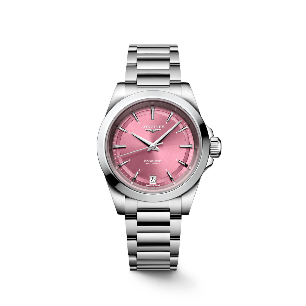 Longines Conquest 34mm L3.430.4.99.6 Watch for Women - front view