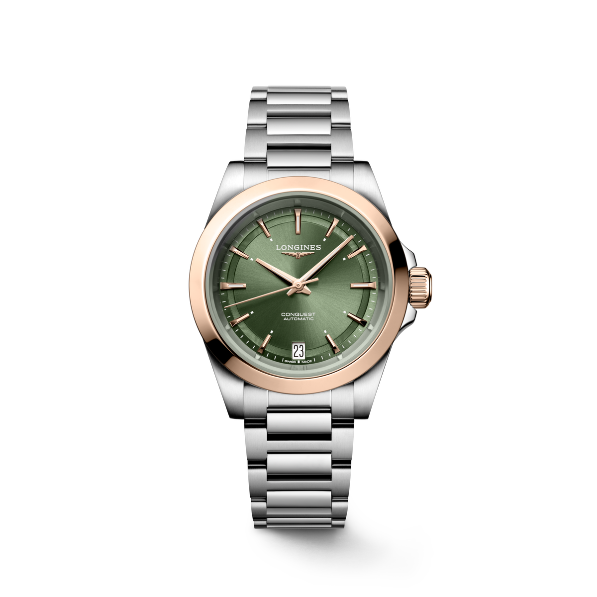 Longines Conquest 34mm L3.430.5.02.6 Watch for Women - front view