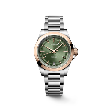 Longines Conquest 34mm L3.430.5.02.6 Watch for Women - front view