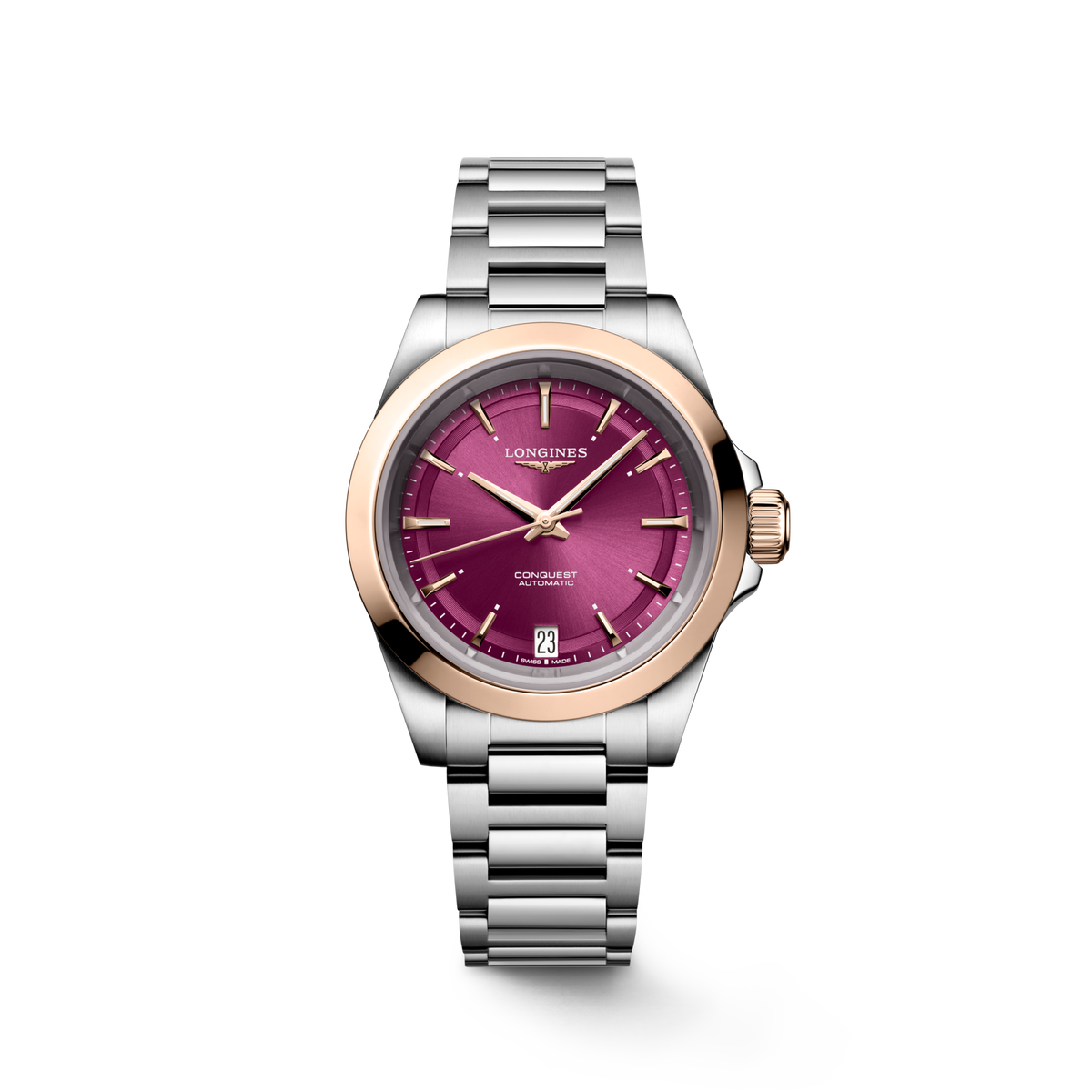 Longines Conquest 34mm L3.430.5.98.6 Watch for Women - front view
