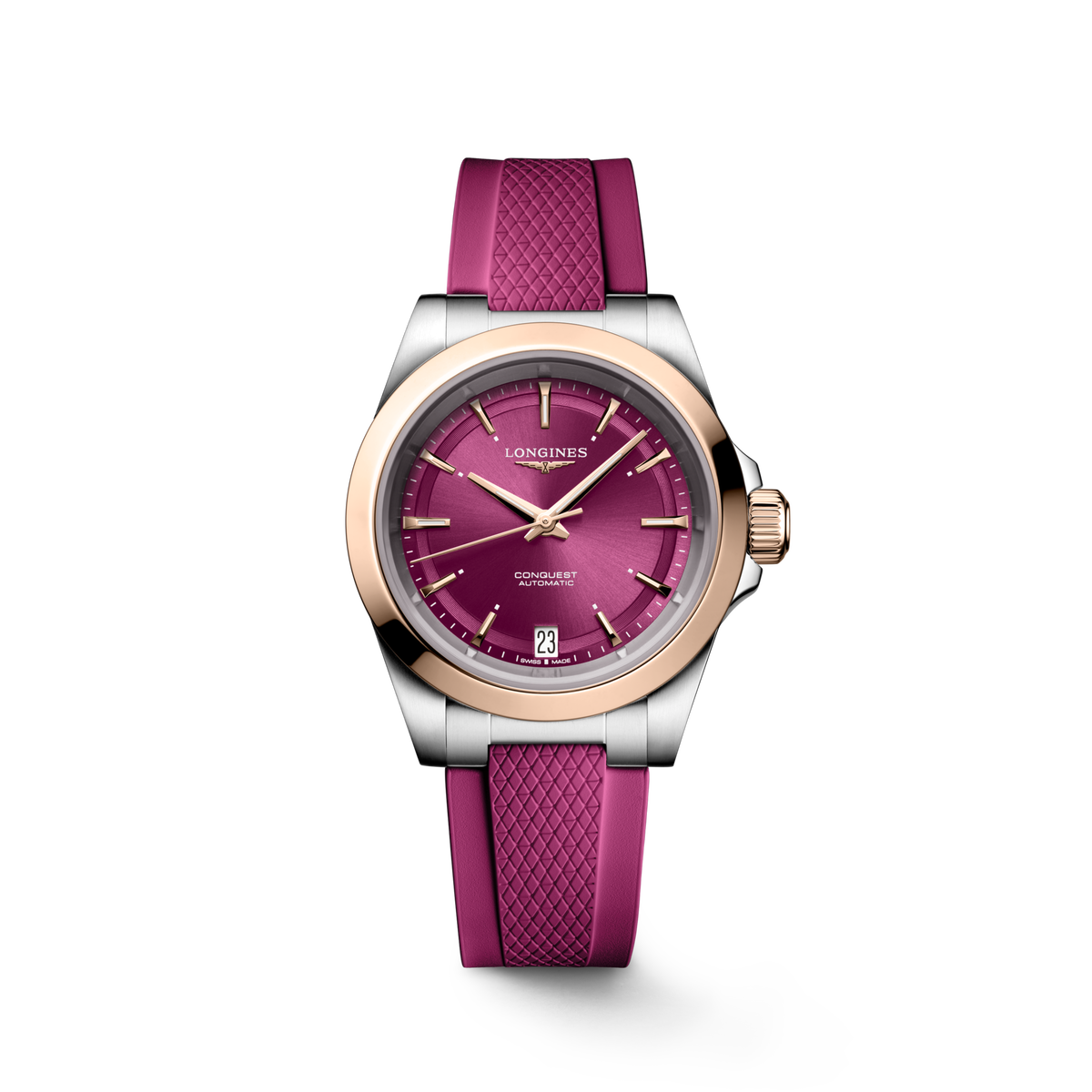 Longines Conquest 34mm L3.430.5.98.9 Watch for Women - front view