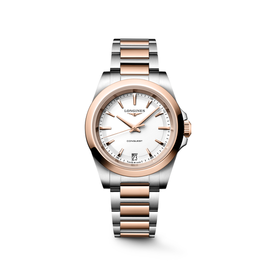 Longines Conquest 34mm L3.460.3.18.7 Watch for Women - front view
