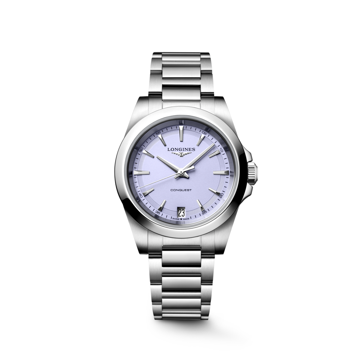 Longines Conquest 34mm L3.460.4.02.6 Watch for Women - front view