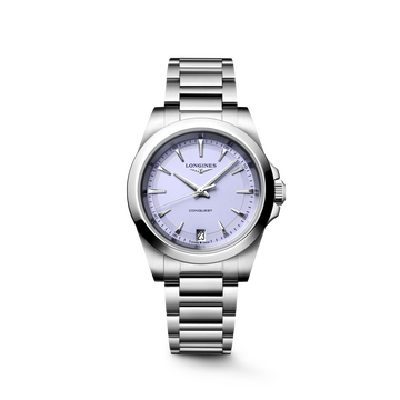 Longines Conquest 34mm L3.460.4.02.6 Watch for Women - front view