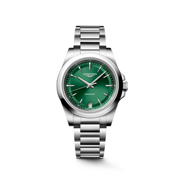 Longines Conquest 34mm L3.460.4.09.6 Watch for Women - front view