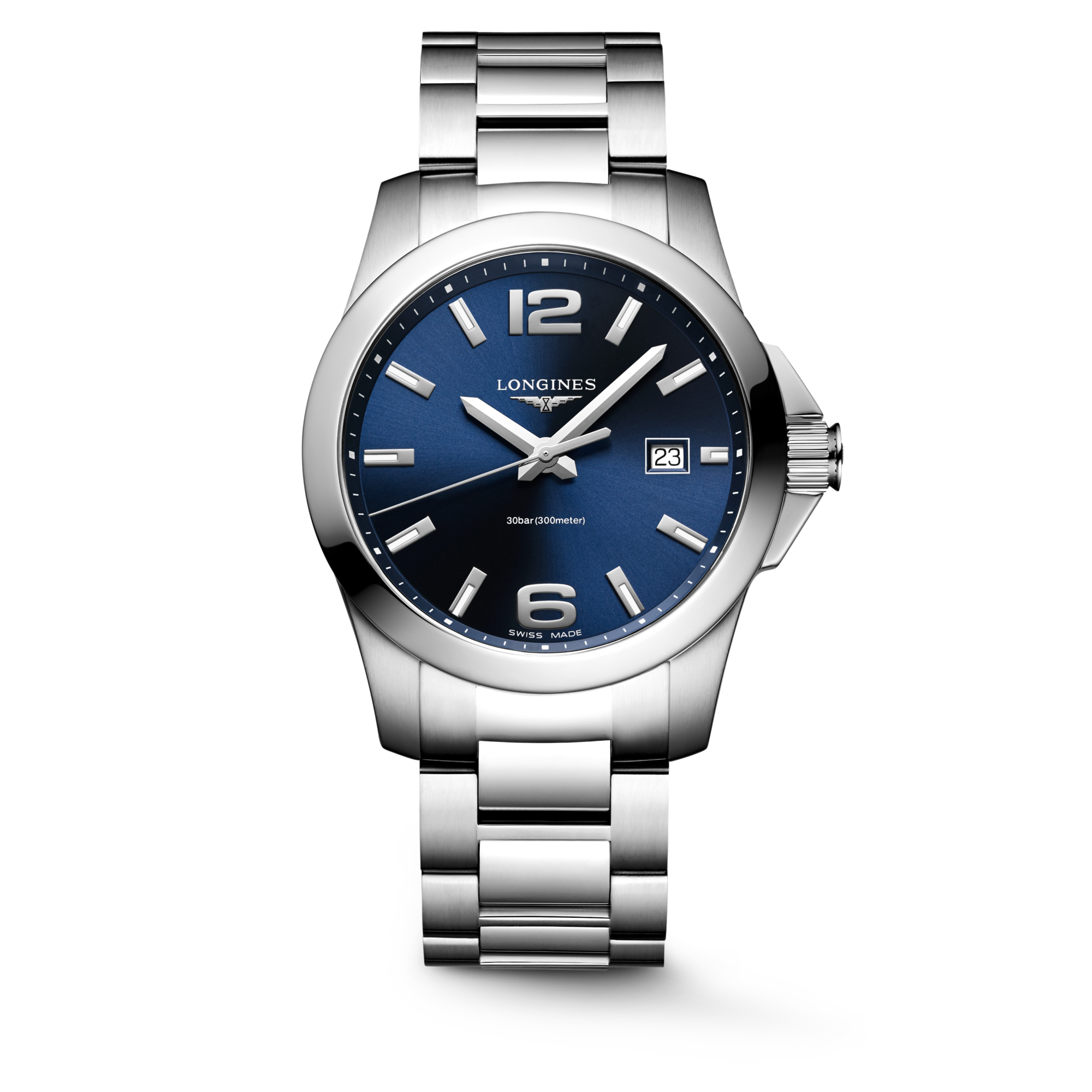 Longines Conquest 41mm L3.759.4.96.6 Watch for Men