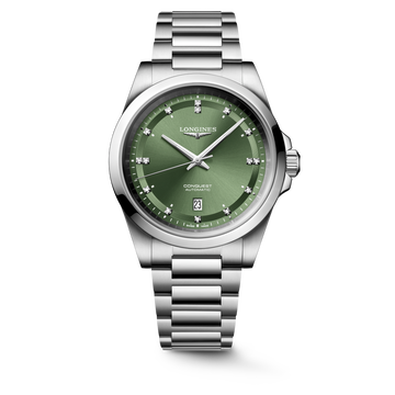 Longines Conquest 41mm L3.830.4.07.6 Watch for Men - front view