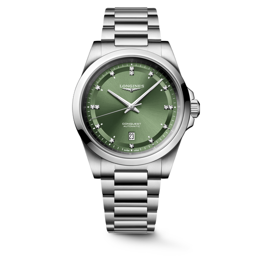 Longines Conquest 41mm L3.830.4.07.6 Watch for Men - front view