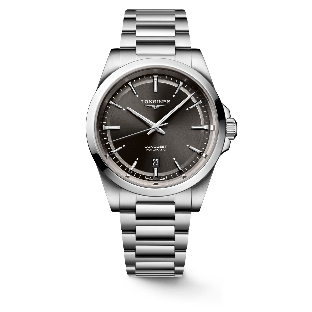 Longines Conquest 41mm L3.830.4.52.6 Watch for Men - front view