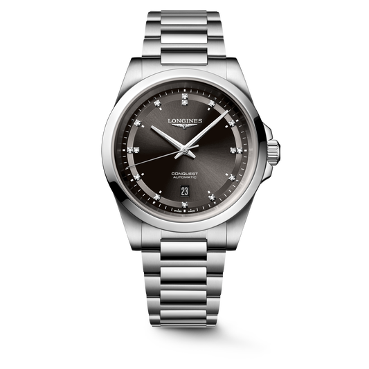 Longines Conquest 41mm L3.830.4.57.6 Watch for Men - front view