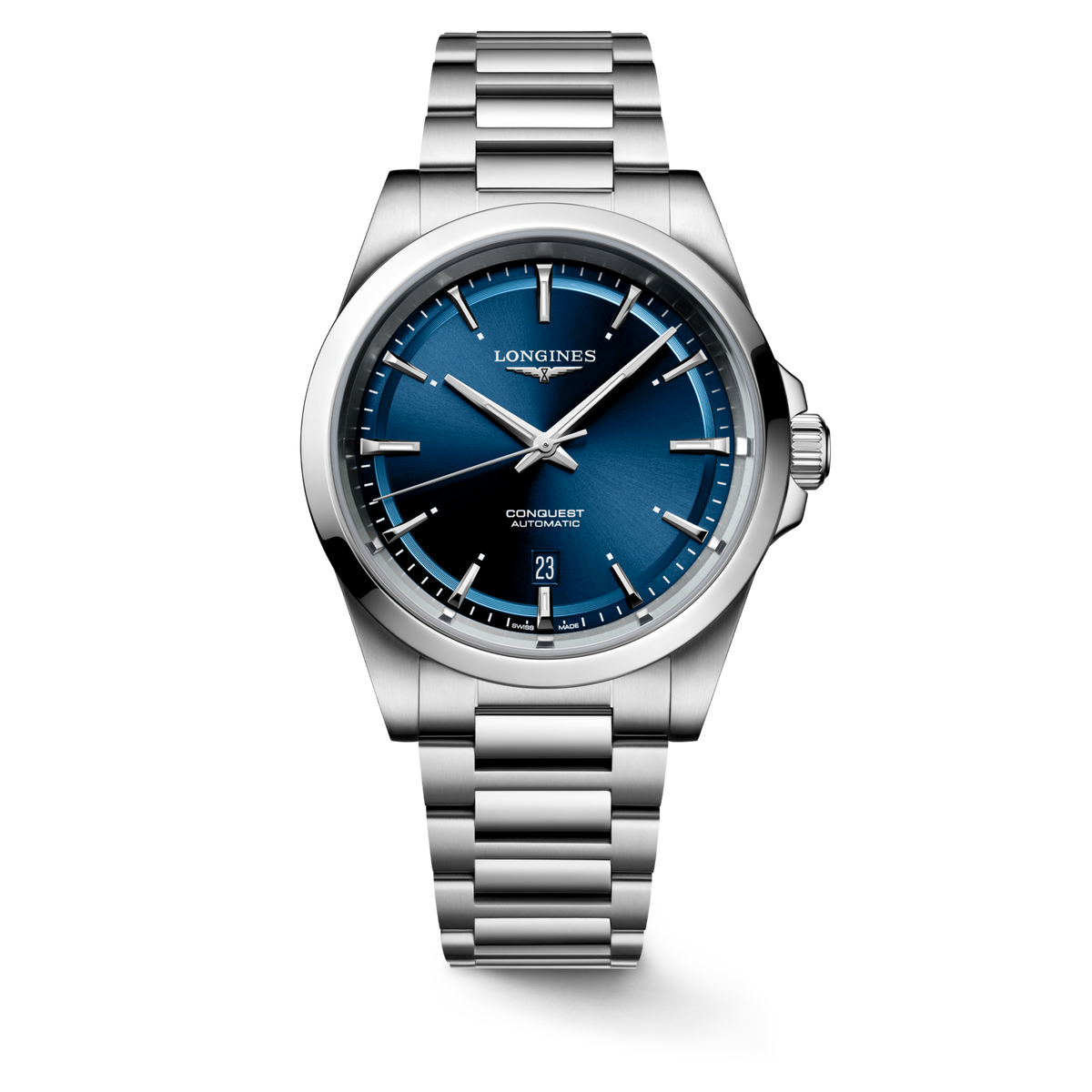 Longines Conquest 41mm L3.830.4.92.6 Watch for Men - front view