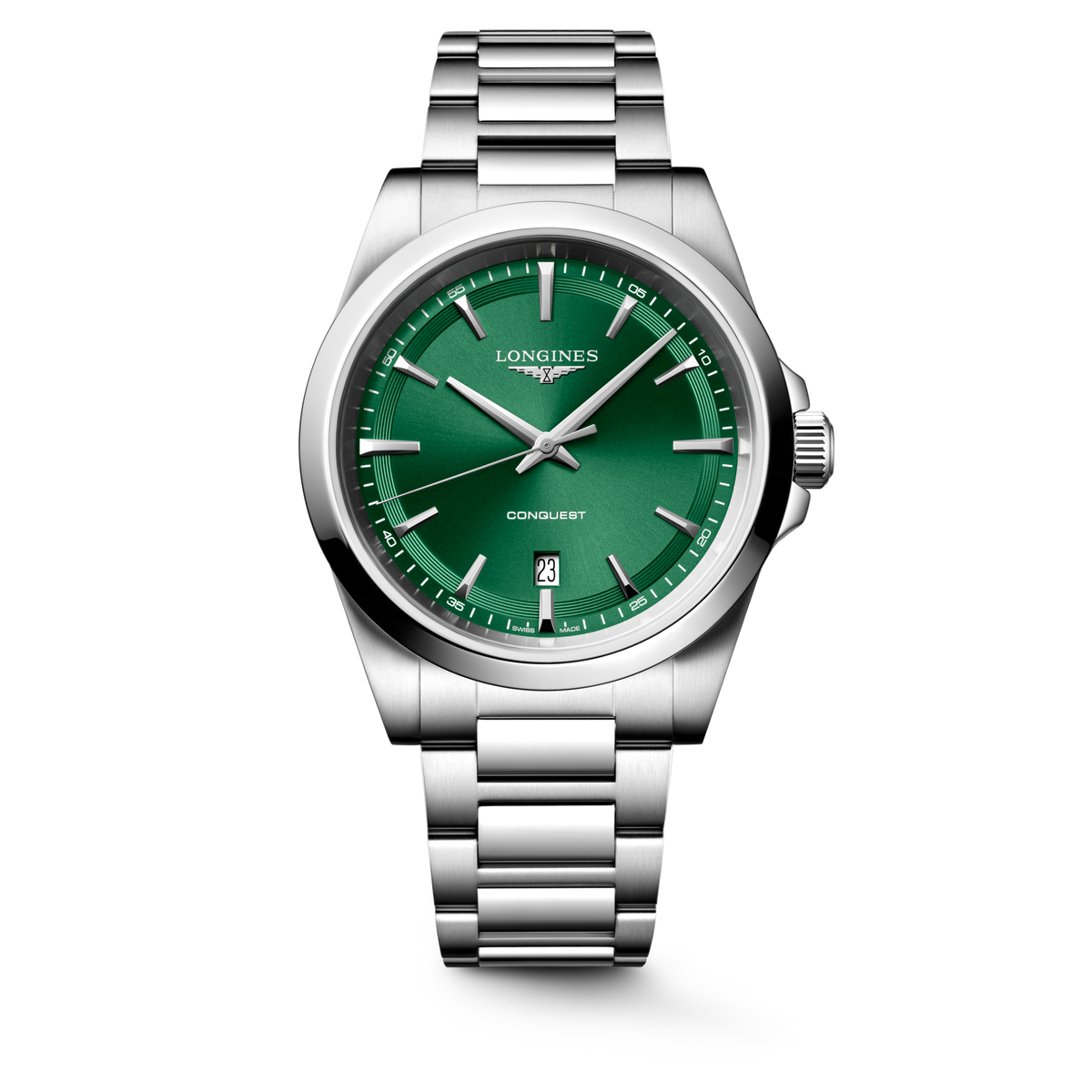 Longines Conquest 41mm L3.860.4.09.6 Watch for Men - front view