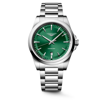 Longines Conquest 41mm L3.860.4.09.6 Watch for Men - front view