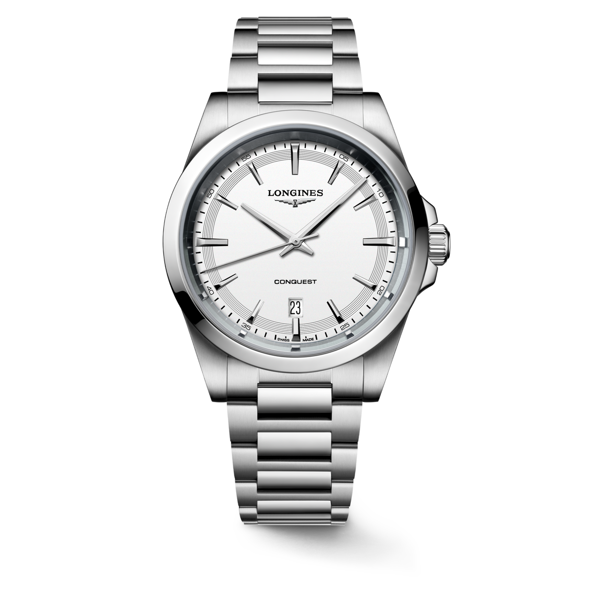 Longines Conquest 41mm L3.860.4.12.6 Watch for Men - front view