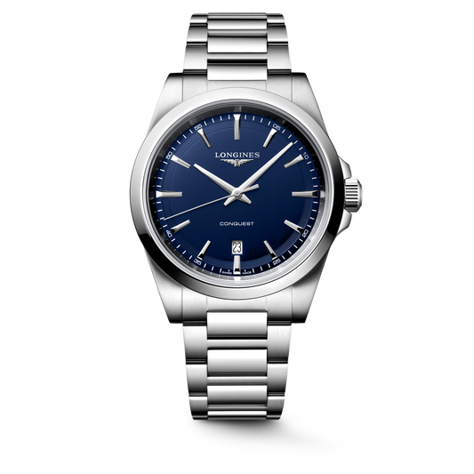 Longines Conquest 41mm L3.860.4.92.6 Watch for Men - front view