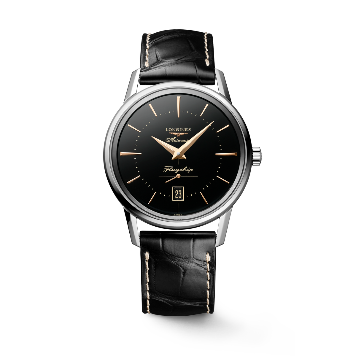 Longines Flagship Heritage 38.5mm L4.795.4.58.0 Watch for Men - front view