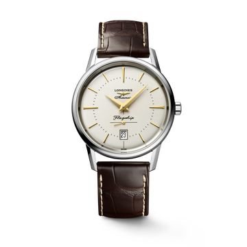 Longines Flagship Heritage 38.5mm L4.795.4.78.2 Watch for Men - front view