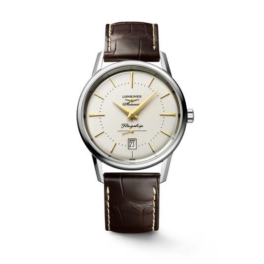 Longines Flagship Heritage 38.5mm L4.795.4.78.2 Watch for Men - front view