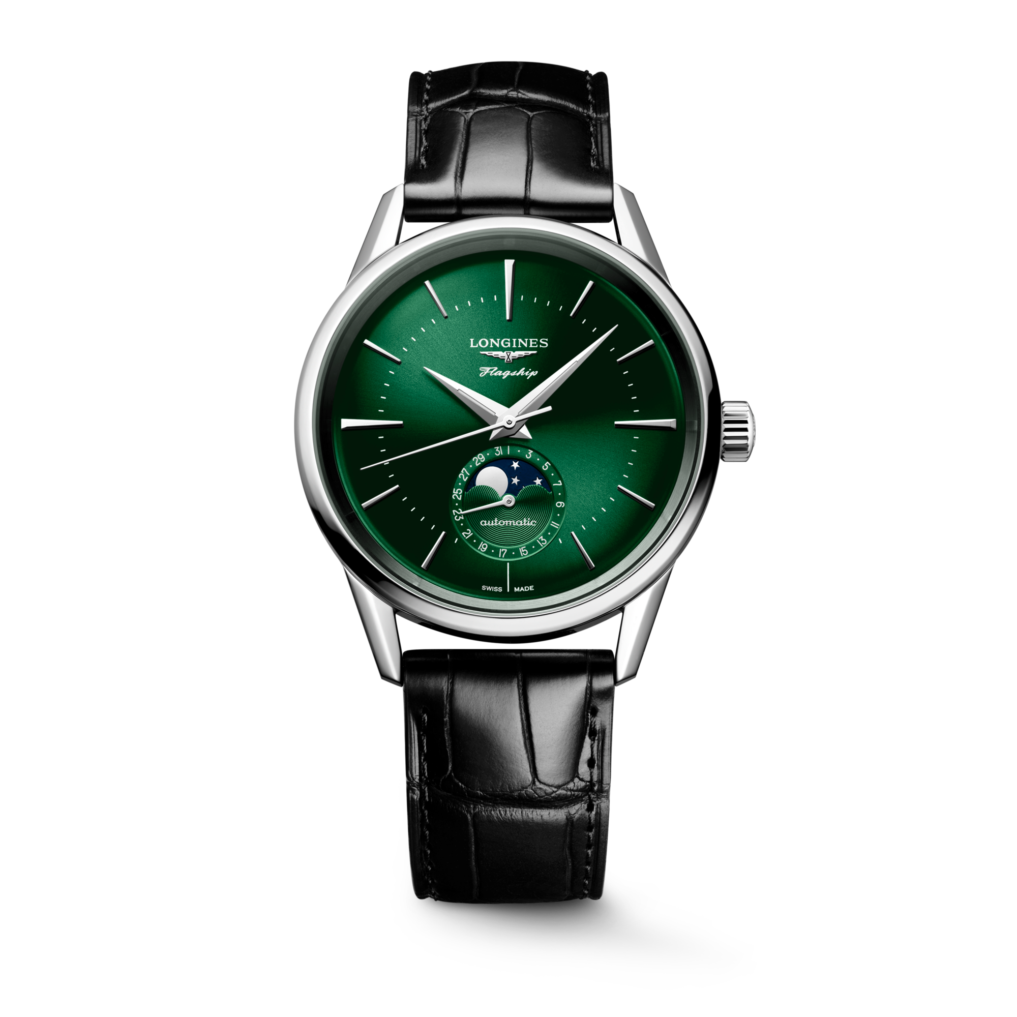 Longines Flagship Heritage Moonphase 38.5mm L4.815.4.02.2 Watch for Men