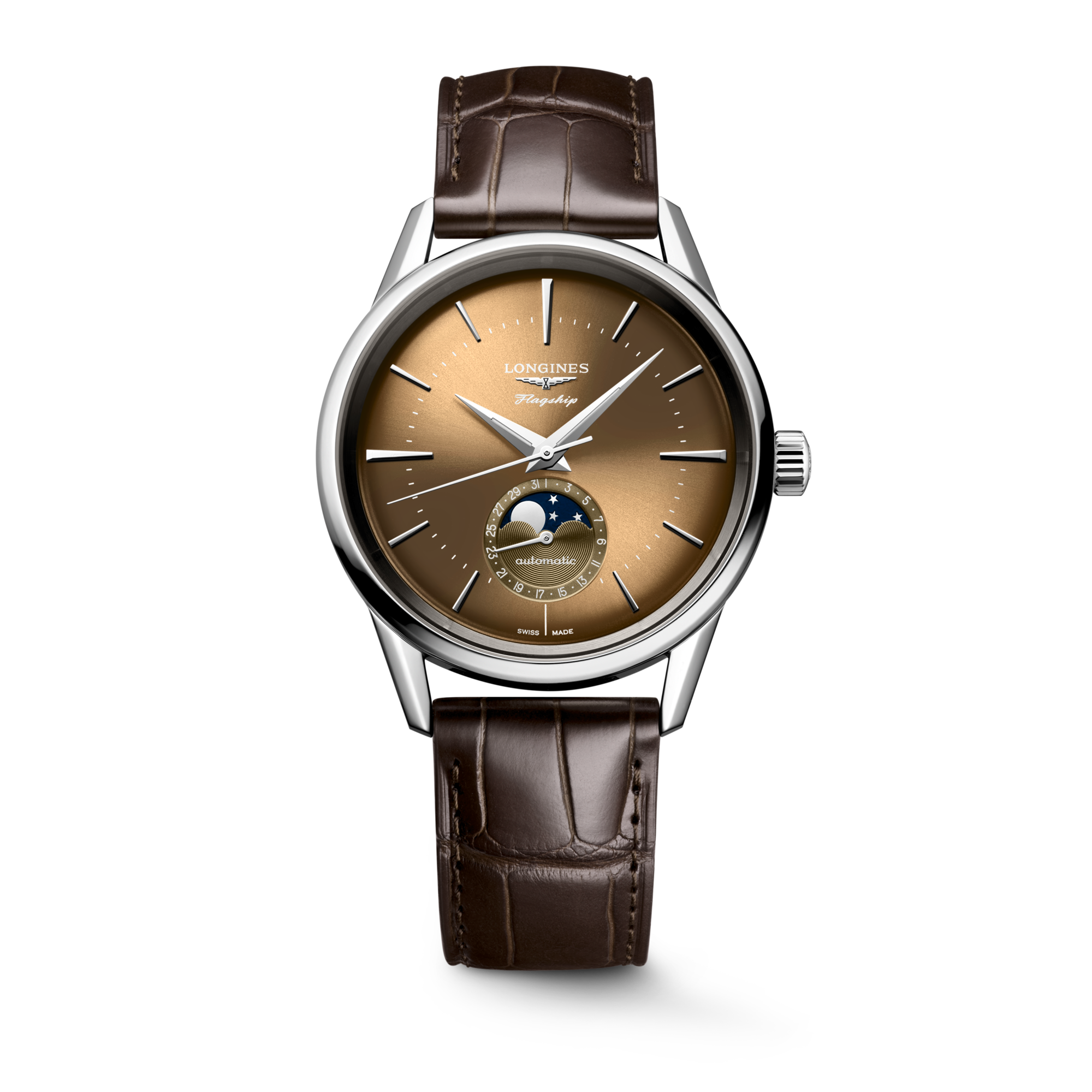 Longines Flagship Heritage Moonphase 38.5mm L4.815.4.62.2 Watch for Men