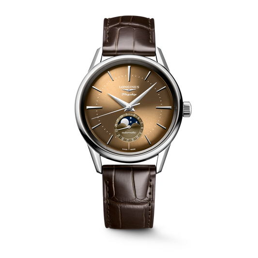 Longines Flagship Heritage Moonphase 38.5mm L4.815.4.62.2 Watch for Men - front view