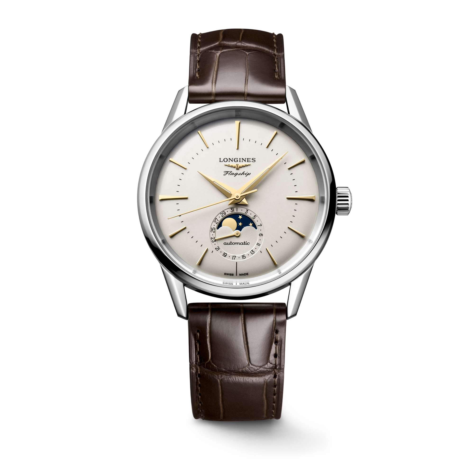 Longines Flagship Heritage Moonphase 38.5mm L4.815.4.78.2 Watch for Men
