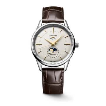Longines Flagship Heritage Moonphase 38.5mm L4.815.4.78.2 Watch for Men - front view