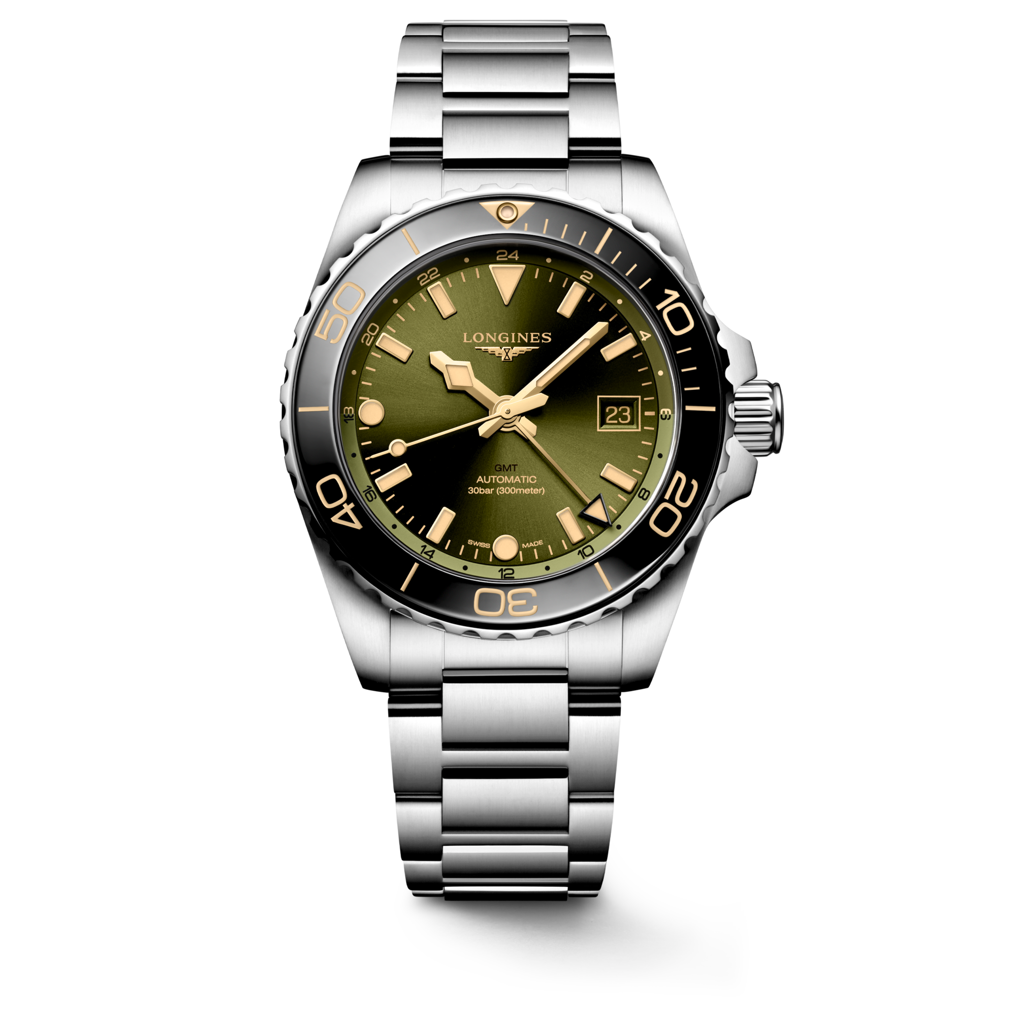 Longines HydroConquest GMT 41mm L3.790.4.06.6 Watch for Men