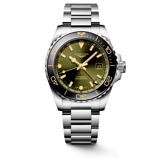 Longines HydroConquest GMT 41mm L3.790.4.06.6 Watch for Men - front view