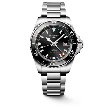 Longines HydroConquest GMT 41mm L3.790.4.56.6 Watch for Men - front view