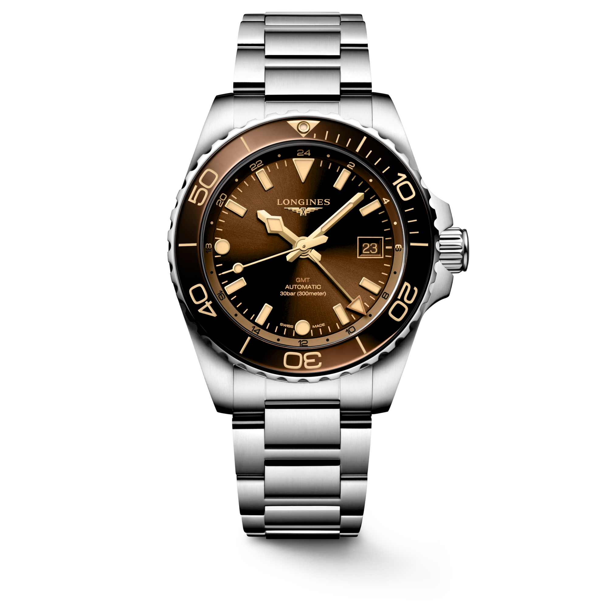 Longines HydroConquest GMT 41mm L3.790.4.66.6 Watch for Men
