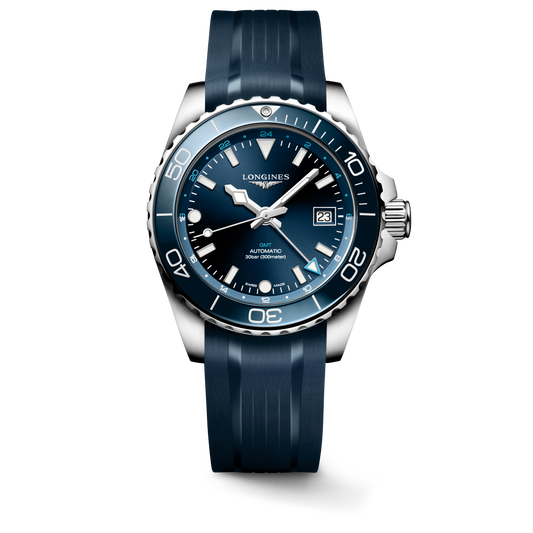 Longines HydroConquest GMT 41mm L3.790.4.96.9 Watch for Men - front view