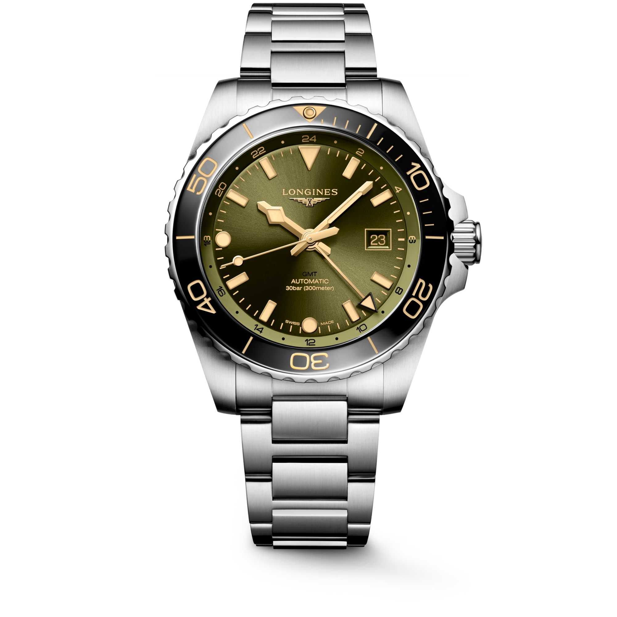 Longines HydroConquest GMT 43mm L3.890.4.06.6 Watch for Men