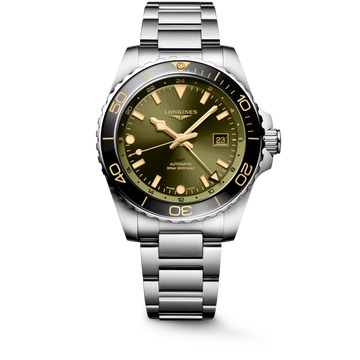 Longines HydroConquest GMT 43mm L3.890.4.06.6 Watch for Men - front view