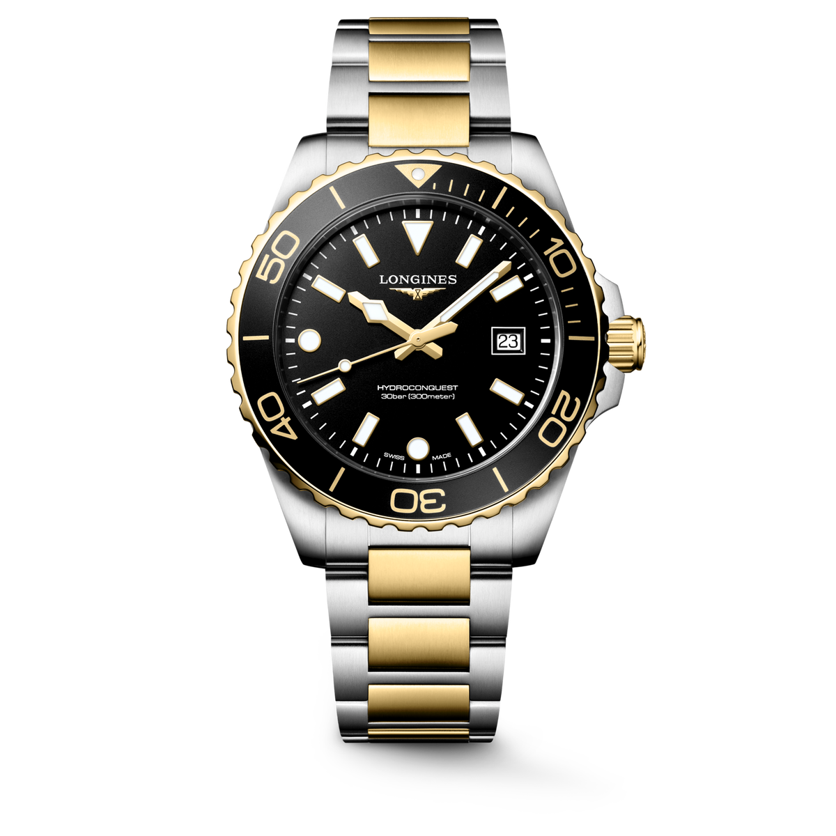 Longines HydroConquest 42mm L3.769.3.56.7 Watch for Men - front view