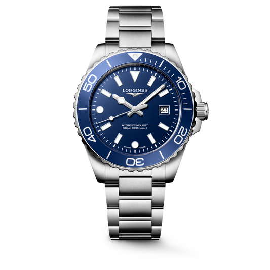 Longines HydroConquest 42mm L3.769.4.96.6 Watch for Men - front view