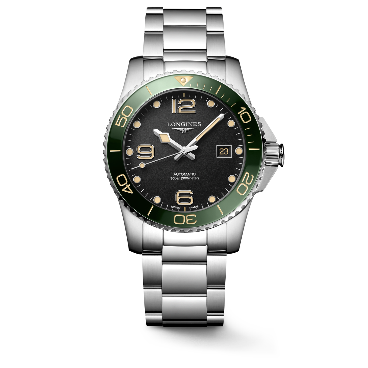 Longines HydroConquest 41mm L3.781.4.05.6 Watch for Men - front view